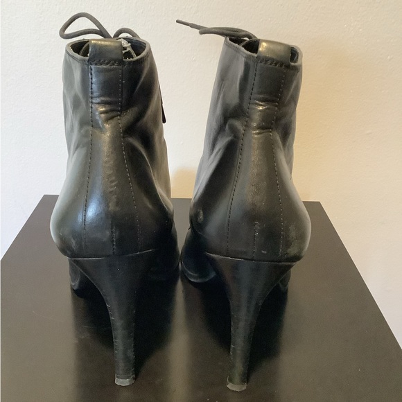 Diba Leather Lace-Up Booties - Picture 3 of 4